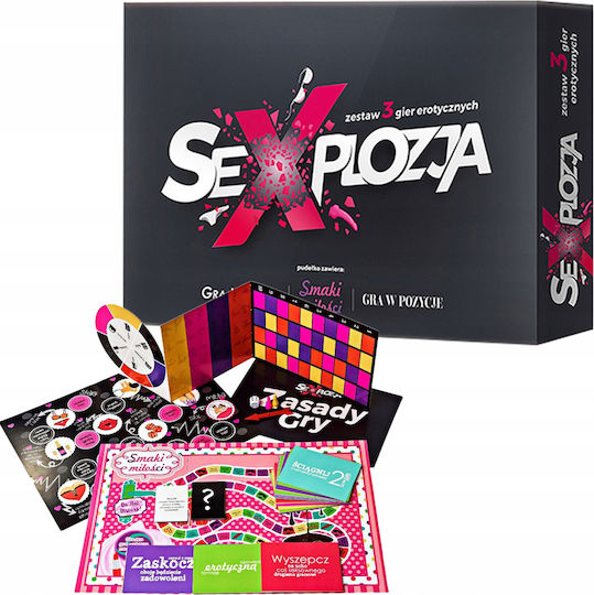 Board Game Adults Sexplozja Set 3 Erotic Games