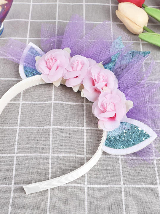 Kinder Stirnband Haarspange Meerjungfrau Rosa