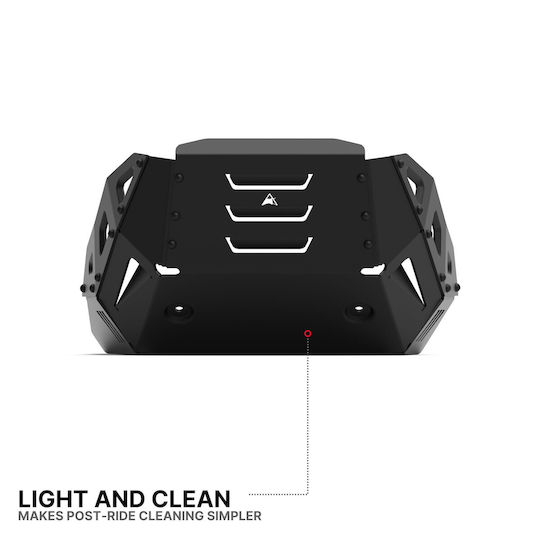 Roxar Tech Προστατευτικό Κάλυμμα Κινητήρα Μοτοσυκλέτας KTM 390 Adventure Μαύρο