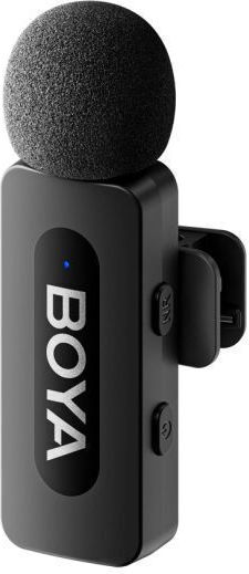 Boya BY-V10 V2.0 Typ-C Kabelloses Mikrofon für Mobiltelefon, Clip-On