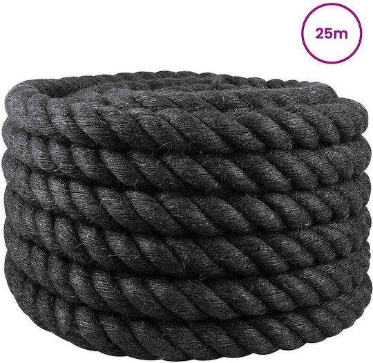 Jute Rope 36 Black 100% Jute Tossa 42011638 Black