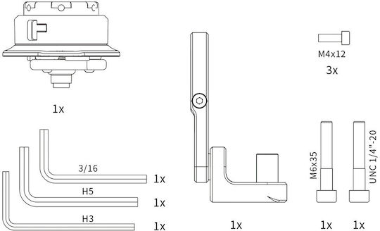 Quick Launch Phone Holder Shock Absorption Arm Motorcycle Clutch Lever Outplorer Qm06