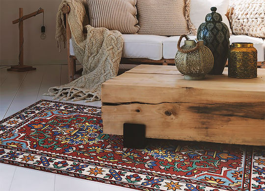 Tulup Ορθογώνιο Χαλάκι Κουζίνας 150x225cm 010260360300000020078 Κόκκινο