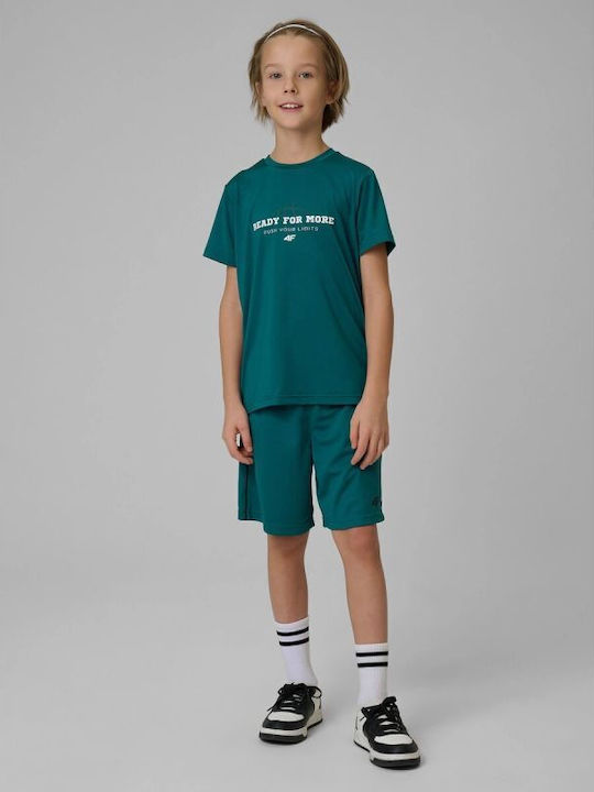 Sport Kinder Shorts Bermudas Grün