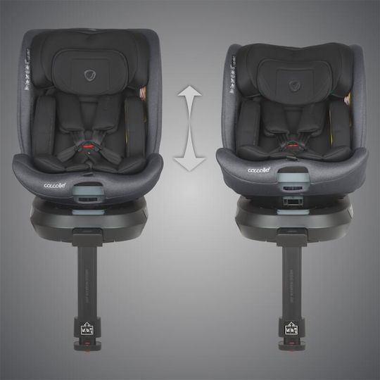 Coccolle Ario Καθισματάκι Αυτοκινήτου i-Size με Isofix Anthracite