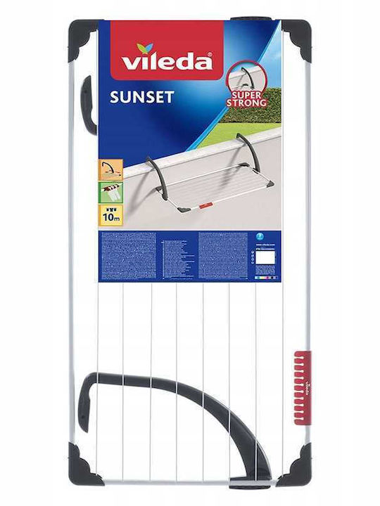 Vileda Sunset Folding Hanging Clothes Drying Rack Plastic