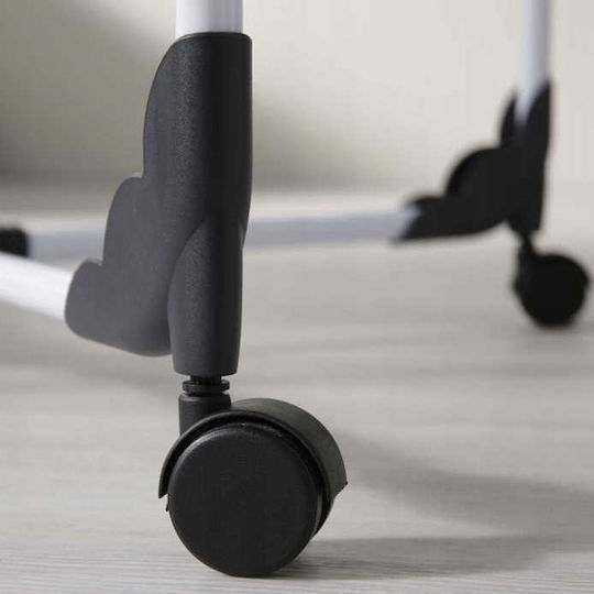 Vileda Mixer 4 Uscător Rufe Pliabil de Pardoseală Turn Inox cu Roți