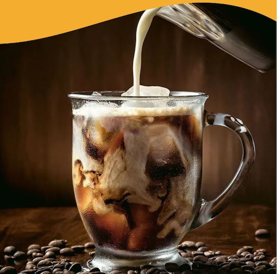 Cană Sticlă Transparentă 450ml 6 Bucăți