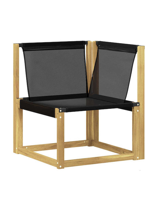 Drei-Sitzer Outdoor-Sofa Hölzernes mit Kissen