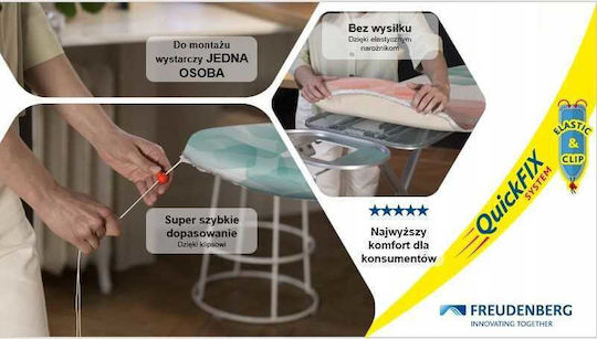 Vileda Comfort Plus Ironing Board Cover 130x45cm