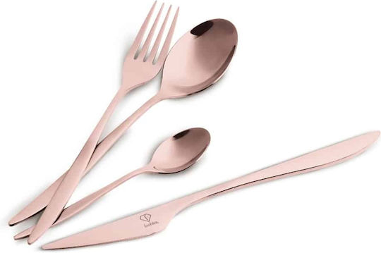 Berlinger Haus Stainless Steel 18/10 Cutlery Set Rose Gold 24 Pieces