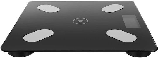 Smart Ζυγαριά 180kg με Bluetooth Μαύρη