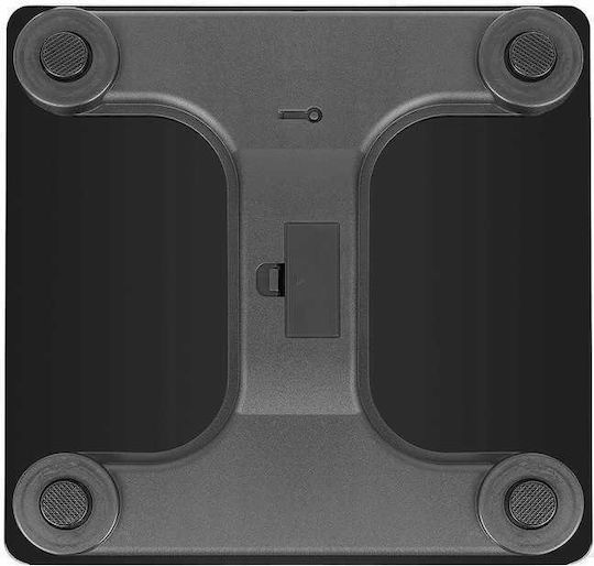 Smart Ζυγαριά 180kg με Bluetooth Μαύρη