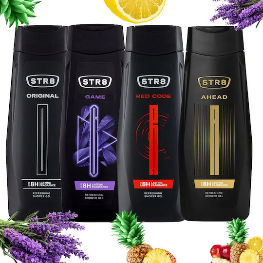 STR8 Αφρόλουτρο σε Gel & Άρωμα Λεβάντα 4x400ml