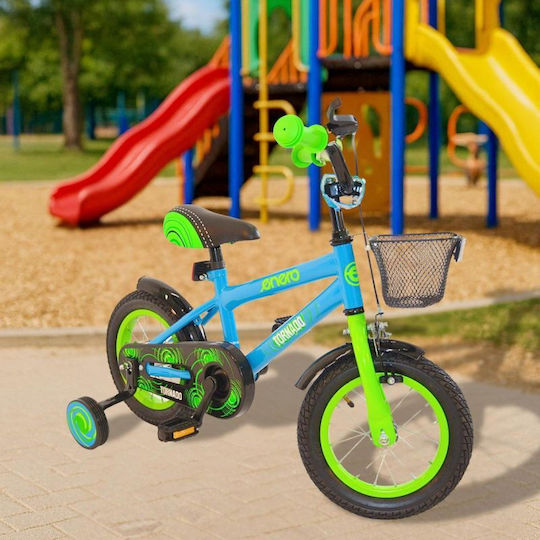 Enero Bicicletă Copii 12" BMX Albă