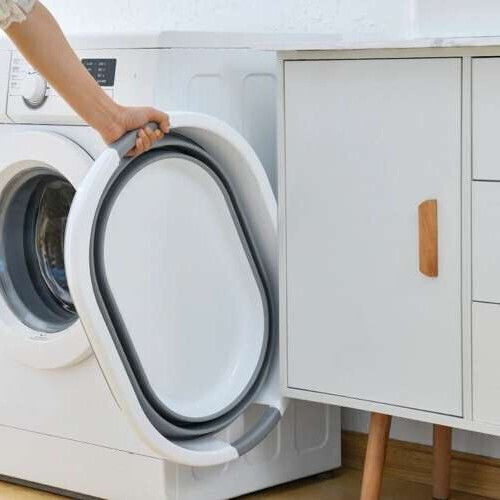 Lecană Pliabilă 40x38x6cm Capacitate 25lt Gri