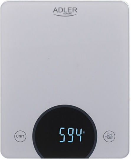 Adler Digitale Küchenwaage Bis 10kg Silber