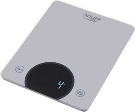 Adler Digitale Küchenwaage Bis 10kg Silber