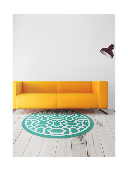 Tulup Round Blue Rug Φ120cm