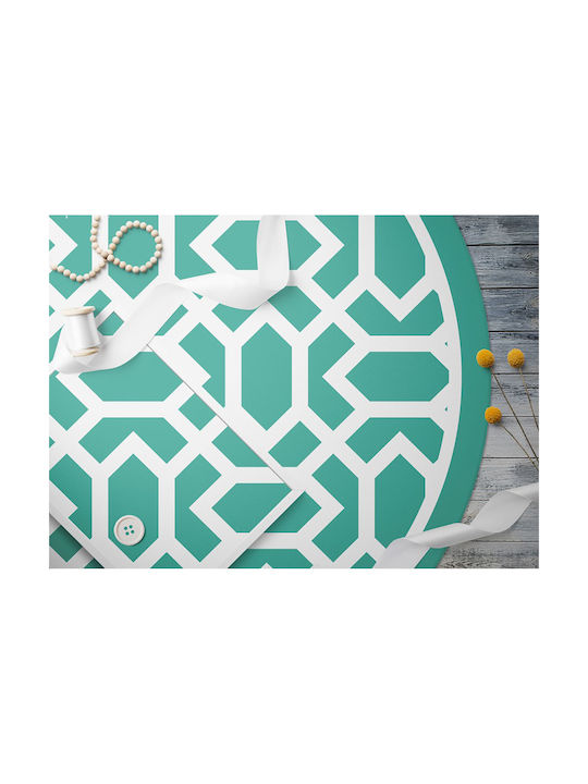 Tulup Round Blue Rug Φ120cm