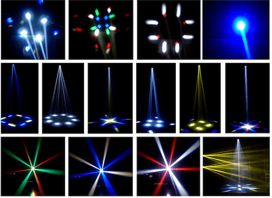 GloboStar Moving Light Beam LED with Robotic Head Super RGBW