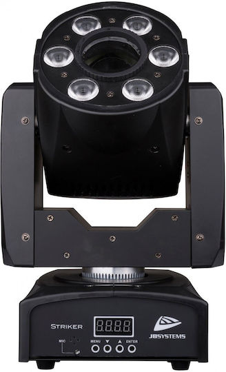 Jb Systems Φωτορυθμικό Wash LED με Ρομποτική Κεφαλή Striker RGBW LED RGBW