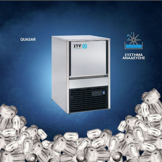 ITV Ice Makers Ice Machine With Stirring Daily Ice Making Capacity 38kg & Storage Capacity 12kg