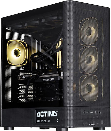 Actina Гейминг Настолен Компютър (Ryzen 9-9950X3D/32GB DDR4/2.0TB SSD/W11 Home)