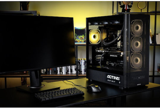 Actina Гейминг Настолен Компютър (Ryzen 9-9950X3D/32GB DDR4/2.0TB SSD/W11 Home)