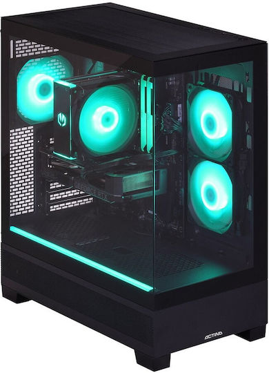 Actina Гейминг Настолен Компютър (Ryzen 5-5500/16GB DDR4/1TB SSD/Radeon RX 7600/Без Операционна Система)