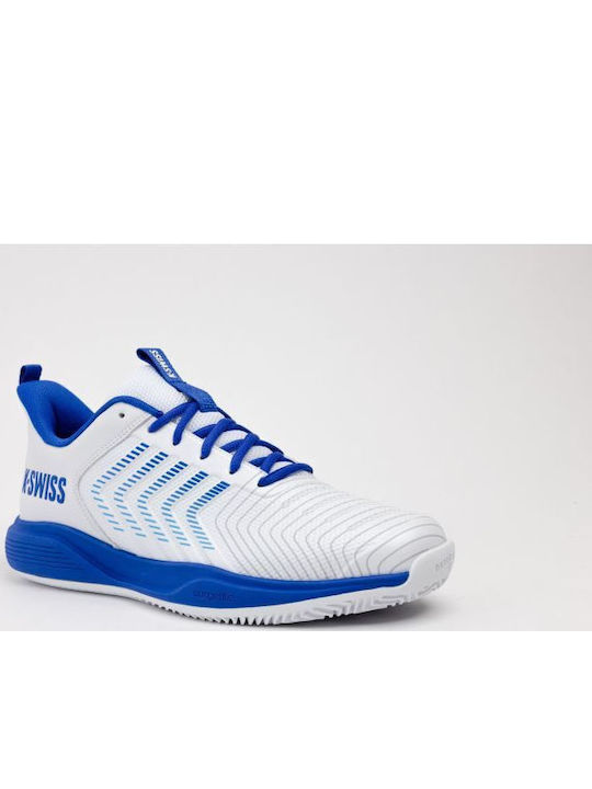 K-Swiss Мъжки Обувки за Тенис за Глинени Игрища Бели