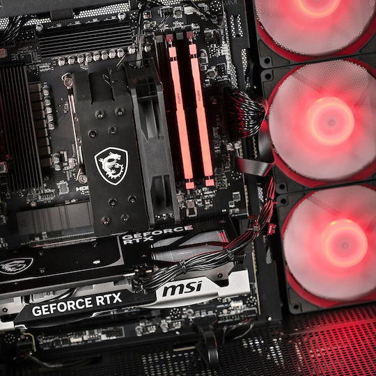 Actina Гейминг Настолен Компютър Ryzen 5-7500X3D 32GB DDR5 1TB SSD GeForce RTX 5060 Ti Без Операционна Система