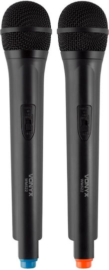 Vonyx WM522 Σετ Ασύρματο Δυναμικό Μικρόφωνο Χειρός για Φωνητικά