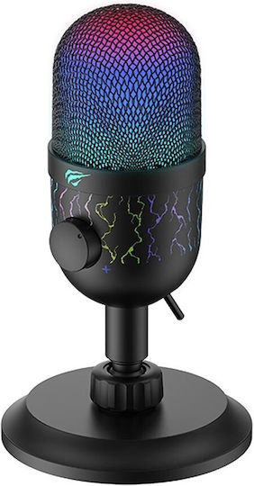 Havit GK52 Δυναμικό Μικρόφωνο USB Επιτραπέζιο, Gooseneck