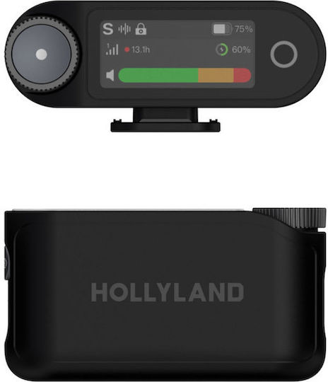 Hollyland LARK MAX 2 Combo 4-person Σετ Ασύρματο Μικρόφωνο Πέτου, Clip On Δημοσιογραφικό σε Γκρι Χρώμα
