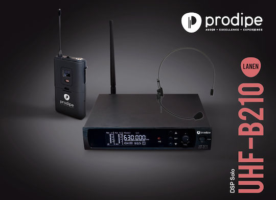 Prodipe UHF B210 DSP Headset Solo Drahtlos Kondensator (Kleine Membran) Mikrofon Kopf für Gesang