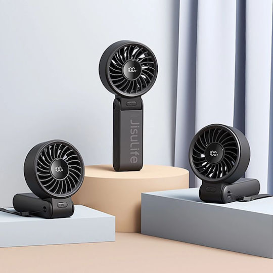 Jisulife Handheld Fan Life7 3600mah Portable Usb Fan Black