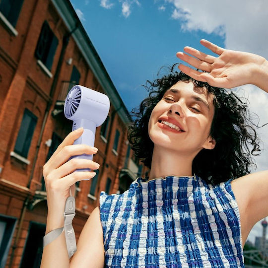 Jisulife Handheld Fan 10 4000mah Portable Usb Fan Blue