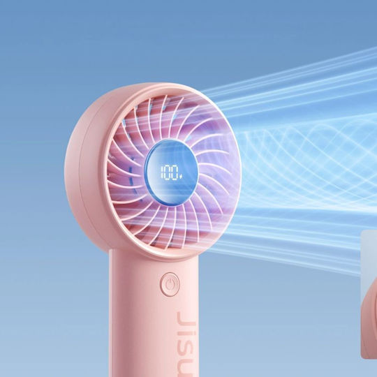 JisuLife Handheld Fan Life4 3600mAh Tragbarer USB Fan Rosa