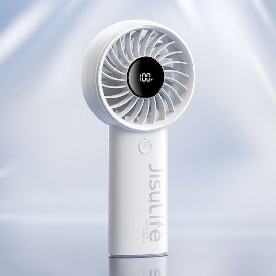 JisuLife Вентилатор Чанта За Ръка USB Акумулаторен 3600mAh 5W Сив