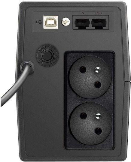Powerwalker VI 600 SCL FR USV 600VA 360W mit 2 Schuko Steckdosen
