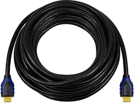 LogiLink HDMI 2.0 Premium High Speed 4K 60Hz HDR Cable HDMI male - HDMI male 10m Μαύρο