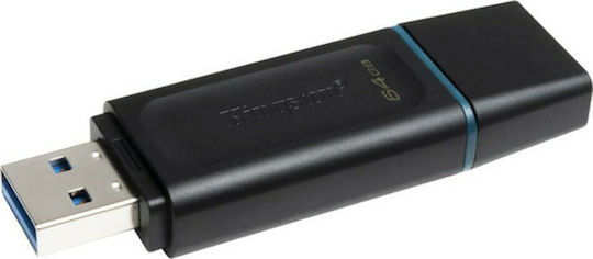 Kingston Technology Datatraveler 64gb Portable Usb 3.2 Gen 1 Exodia Black Dtxg2/64gb C02480