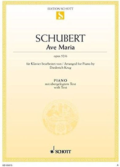 Curci Franz Schubert Ave Maria pentru Pian