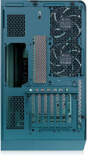 Thermaltake View 390 Air Gaming Midi-Turm Computergehäuse mit Seitenfenster Transformative Teal