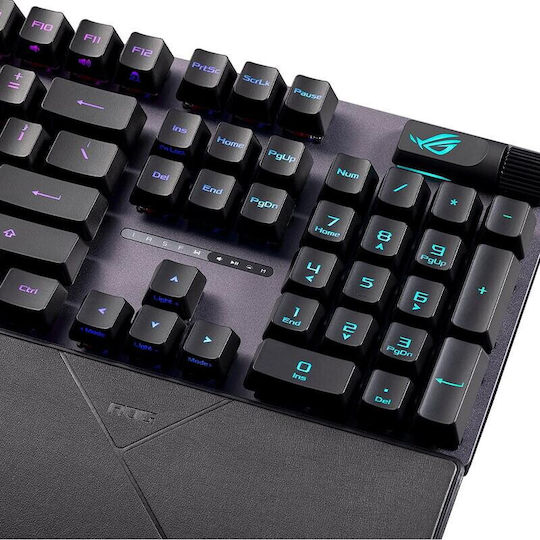 Asus ROG Strix Scope II RX Οπτικό Gaming Πληκτρολόγιο με ROG RX Red διακόπτες και RGB φωτισμό (Αγγλικό US)