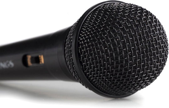 NGS Μικρόφωνο Karaoke Ενσύρματo Singer Fire Μαύρο