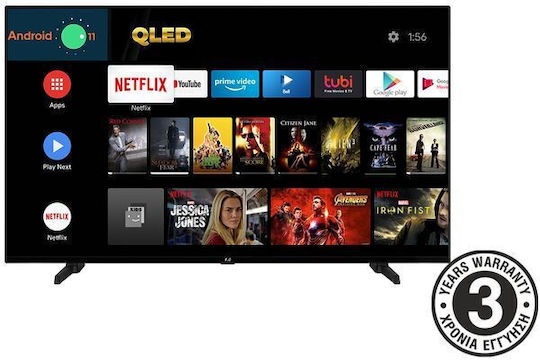 F&U Smart Τηλεόραση 43" 4K UHD QLED FLQ4322UH HDR (2022)