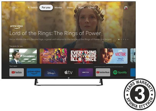 F&U Смарт Телевизор 50" 4K UHD Edge LED FLG50140UH HDR (2024)