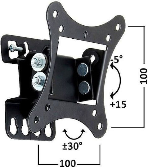 Osio OSM-15 Βάση Τηλεόρασης Τοίχου έως 24" και 15kg